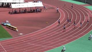 高男 A100m 決勝_2017福岡県高校学年別選手権