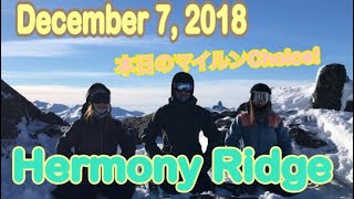 ウィスラーブラッコムスノーレポート 12/7【Harmony Ridge】