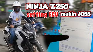 SETTING REMAP ECU NINJA Z250 BERASA NINJA 500R