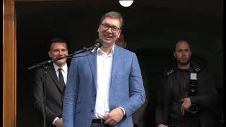 Obraćanje Aleksandra Vučića u Narodnom muzeju u S. Palanci