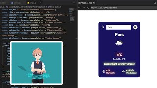 ASMR Programming - Weather Application With JavaScript - No Talking