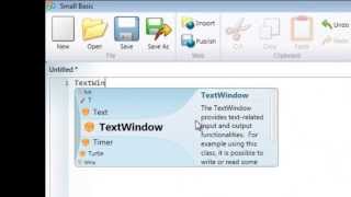 Tutorial 1 How to display text in small basic