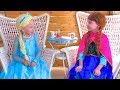 Frozen Elsa And Anna In Real Life Funny video Compilation by kids smile tv