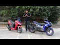 yamaha aerox vs aprilia sxr 160 comparison review of biggest scooters on sale in india