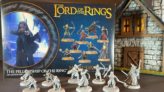 LOTR Fellowship of the Ring - Games Workshop Miniature set. Unboxing and Assembly. First thoughts