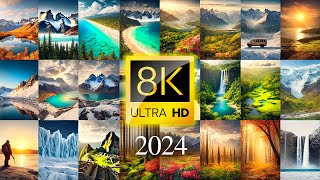 2024 के 100 शीर्ष परिदृश्य दृश्य 8K वीडियो ULTRA HD HDR #8K #पृथ्वी #HDR