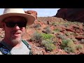 randonnée dans la valley of fire sur le sentier prospect trail