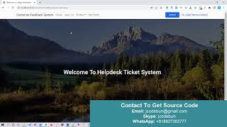 Customer Feedback System Project in Java with source code and project report