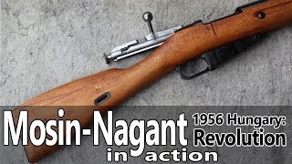Mosin-Nagant 91/30 rifle in action - Guns of the 1956 Revolution Part IV