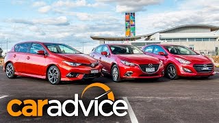 Small Car Comparison Review : Toyota Corolla, Mazda 3, Hyundai i30