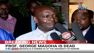 George Magoha's friend recounts final moments - "Perhaps, he was waiting for me"