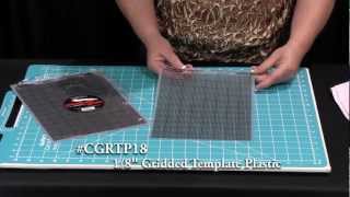 Creative Grids® 1/8" Gridded Template Plastic - CGRTP18