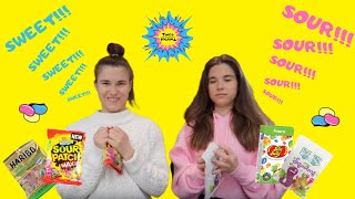 Twins Sour Candy Challenge - Twice Twisted