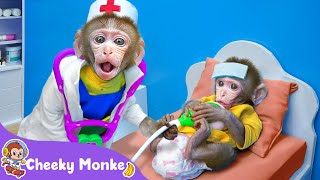 Doctor Check Up Song 🌡 It's Time To Take A Shot | Cheeky Monkey - Nursery Rhymes & Kids Songs