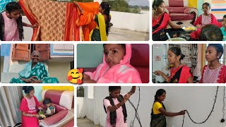 🥰dayvlog 🫰ప్రమీల ఇంట్లోవాళ్ళకి ఇష్టమైన tiffinn చేసింది 🥰అలానే ప్రమీల విటోరి ఊరు వెళ్లి చూసి వద్దాం😔