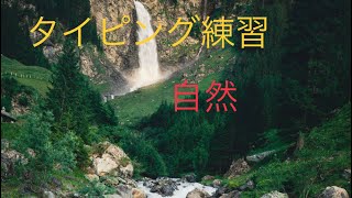 音声タイピング練習#64 自然