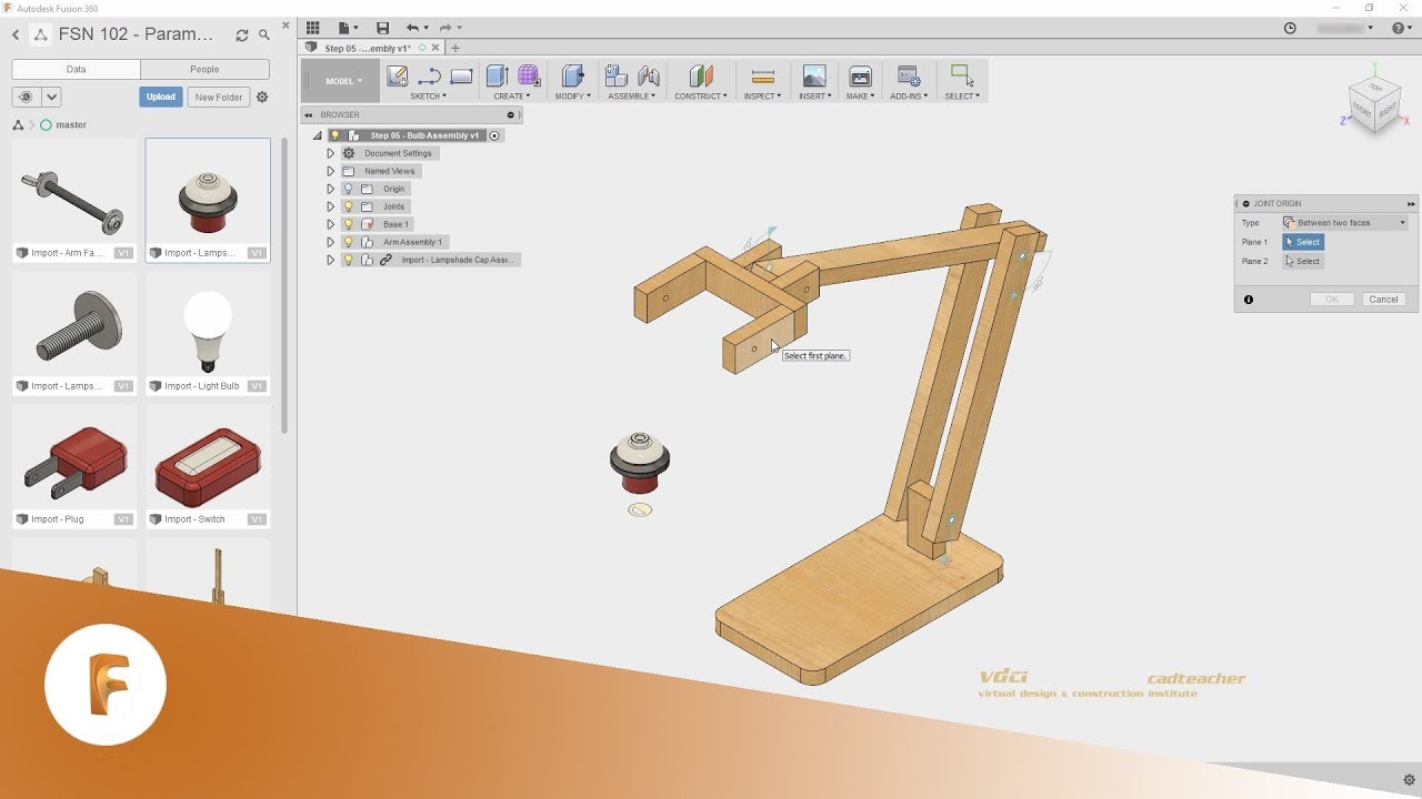 Fusion 360 Workshop Fsn201 07 Insert Linked Components Part 1