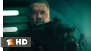 Terminator: Dark Fate (2019) - Airplane Shootout Scene (5/10) | Movieclips