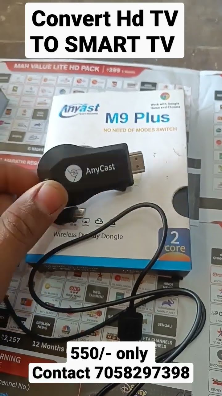 Transform your TV into a Smart TV with the AnyCast M9 Plus Gadget – Wholesale Price!