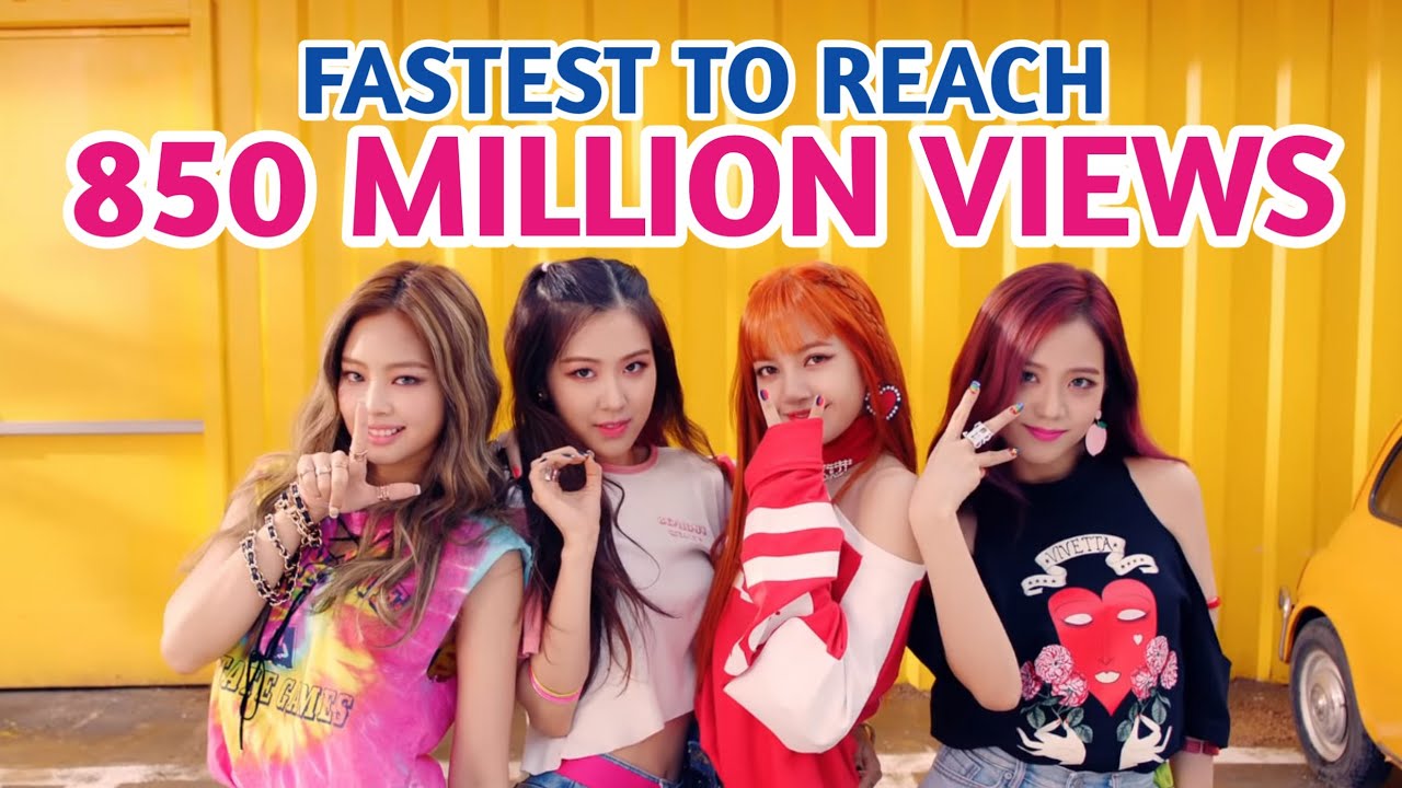 Fastest Kpop Groups Music Videos To Reach 850 Million Views Youtube Music