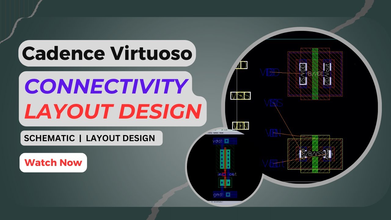 Layout Connectivity In Cadence Virtuoso Layout Design Tutorial Vlsi