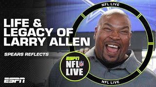 Marcus Spears remembers Pro Football Hall of Fame Guard Larry Allen 💙 | NFL Live