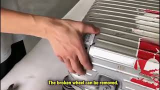 rimowa luggage wheel repair