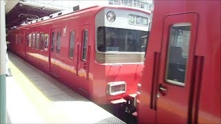 名鉄　6800系1次車同士の連結！　6800系6802F＋6800系6804F準急佐屋ゆき　金山発車　この日の金山駅撮影2　名鉄シリーズ1060回