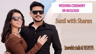 Live Wedding Ceremony On 08/12/2023 ( Sunil \u0026 Sharan )