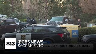 Man arrested after 9-hour standoff at Sacramento hotel