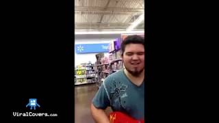 Toy Guitar Jam at Walmart