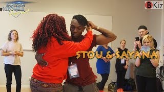 SWEDEN KIZOMBA FESTIVAL 2018: SAYANA \u0026 STOU - semba workshop.