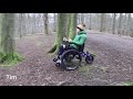 eTrike the electric power assist all terrain wheelchair from Mountain Trike