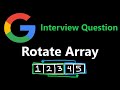 Rotate Array - Leetcode 189 - Python