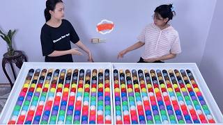 Calm but Competitive 😌🔥 | 1v1 Color Sorting Battle