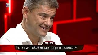 40 de intrebari cu Denise Rifai (09.10) - A vrut Cristian Boureanu sa-si arunce sotia de la balcon?