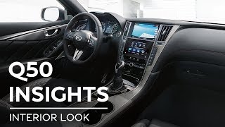 2019 INFINITI Q50 INSIGHTS: Interior Design