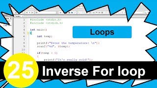 C Tutorial #25 - Inverse For Loop