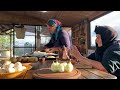 simple life in a rural village with grandma’s cooking