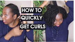 How to Quickly Make Your Natural Hair Curly