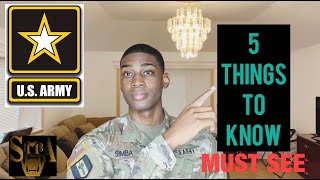 5 Things EVERYONE Should Know Before Joining The Army !! - MUST WATCH