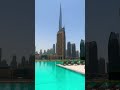 downtown views pool with a view 😍✨ dubai burjkhalifa youtubeshorts