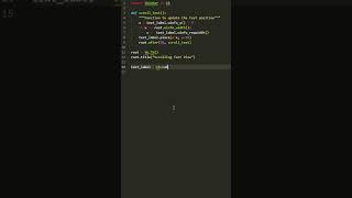 How to Create Scrolling Text in Python 001 #python #pythontutorial #scrollingtext #coding