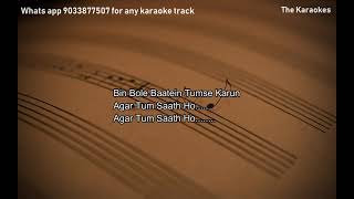 y2mate com   Agar Tum Saath Ho l Unplugged  Karaoke with lyrics l Tamasha 1080p
