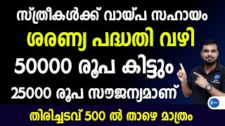 ശരണ്യ പദ്ധതി വഴി സ്ത്രീകൾക്ക്  50000രൂപ വായ്പ|25000രൂപ സർക്കാർ സൗജന്യ സഹായം|Sharanya employment loan