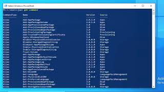 Powershell get help get command