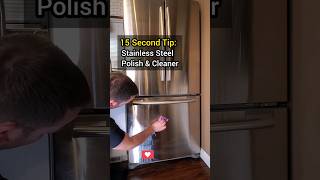 How to Easily Clean Stainless Steel #refrigerator #clean #cleaninghacks #home #diy