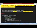 #105- Create Thread Using implements Keyword | Multi Threading in Java | Complete Java