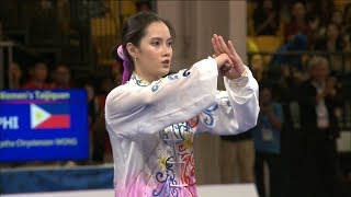 Agatha Wong wins GOLD in Wushu Taijiquan event | 2019 SEA Games