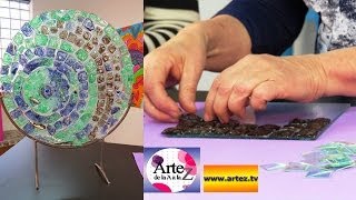 Mira cómo reciclar CDs para hacer venecitas o azulejos